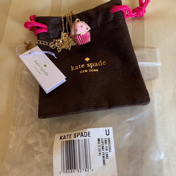 kate spade Jewelry Kate Spade Take The Cake Cupcake Long Necklace